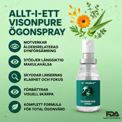 Viselora™ | Uppfriskande ögonspray för daglig komfort