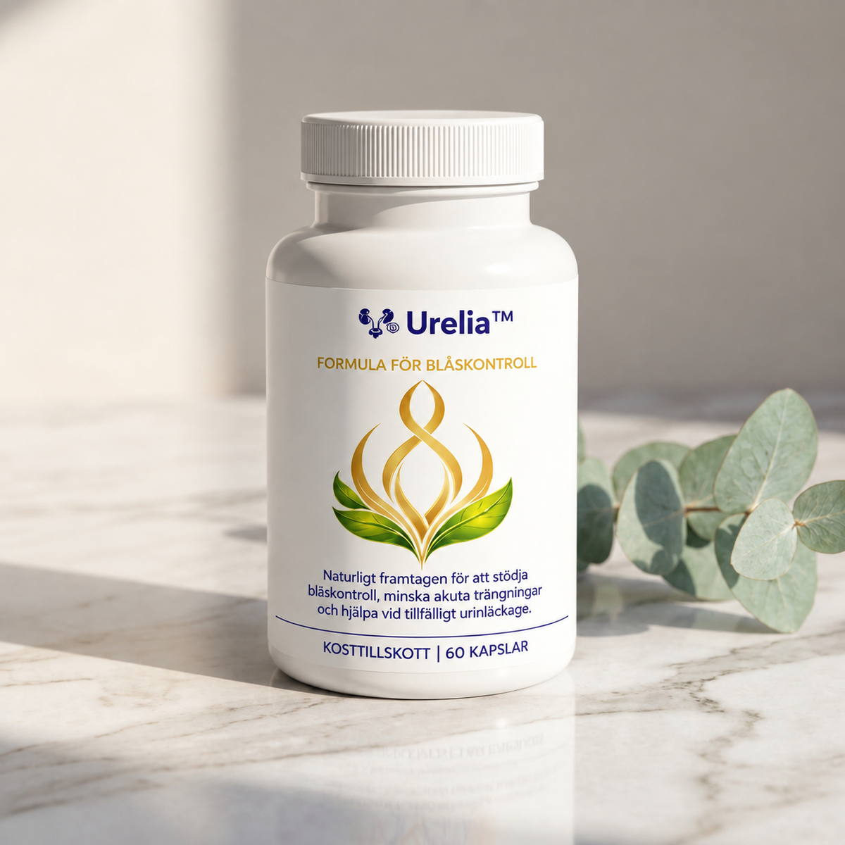 Urelia™ | Kapslar för daglig blåskomfort & trygghet