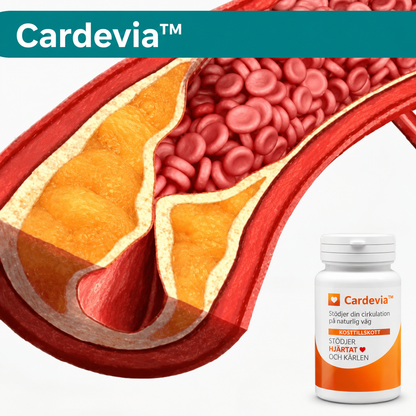 Cardevia™ | Kapslar för hjärta, cirkulation & kärlhälsa