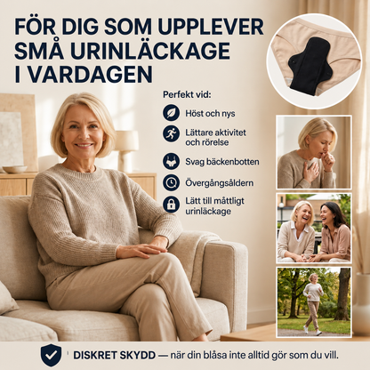 Dryvera™ | Diskret skydd för en tryggare vardag