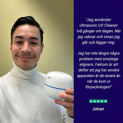DentFresh™ Ultraljudsrengörare – Professionell rengöring hemma