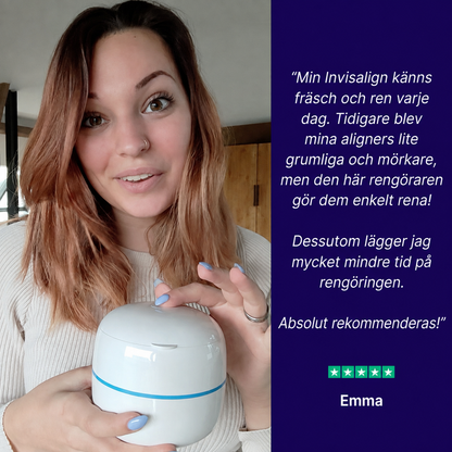 DentFresh™ Ultraljudsrengörare – Professionell rengöring hemma