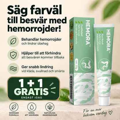 Hemora™ | Skonsam vård vid känsliga besvär runt analområdet