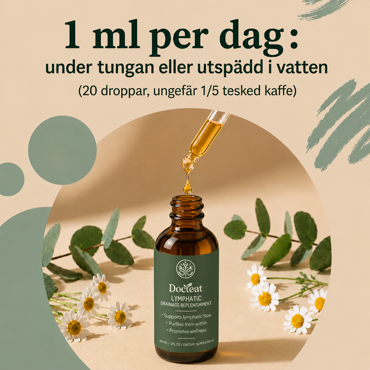 Docteat Lymphatic™ | Den enkla 4-i-1-rutinen för en mindre svullen känsla