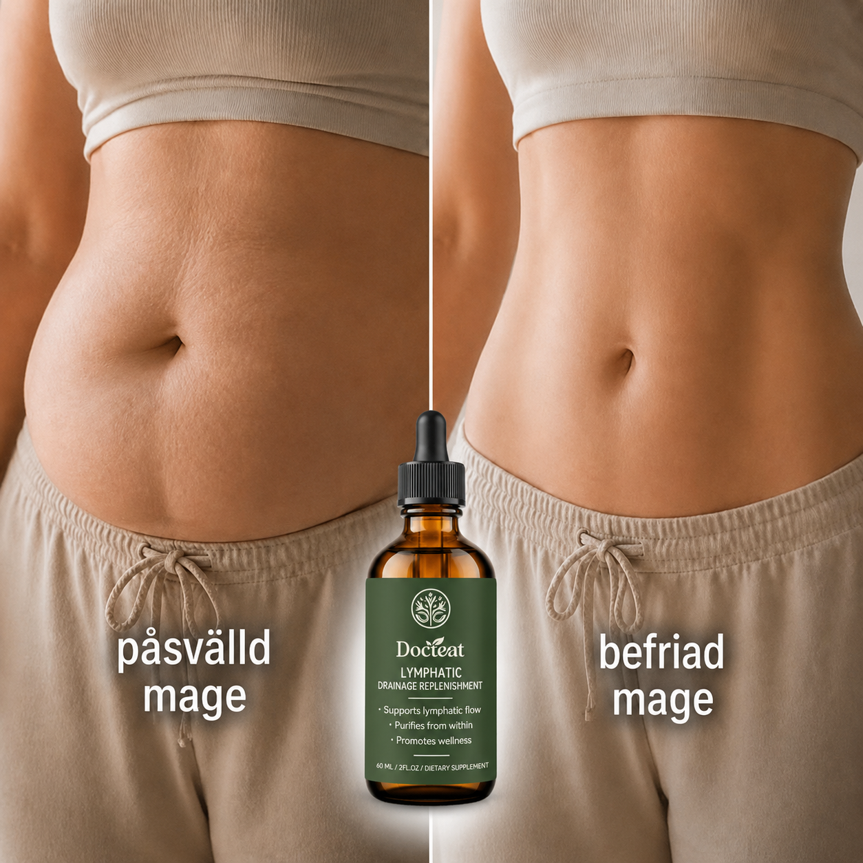 Docteat Lymphatic™ | Den enkla 4-i-1-rutinen för en mindre svullen känsla
