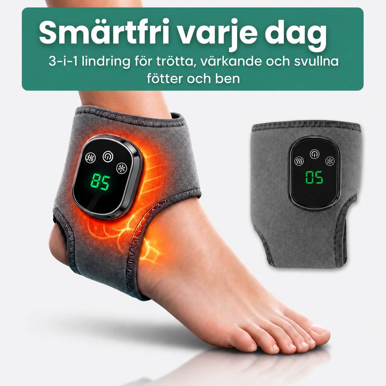 RelaxStep™ | Djupgående Fotmassage för Trötta Fötter