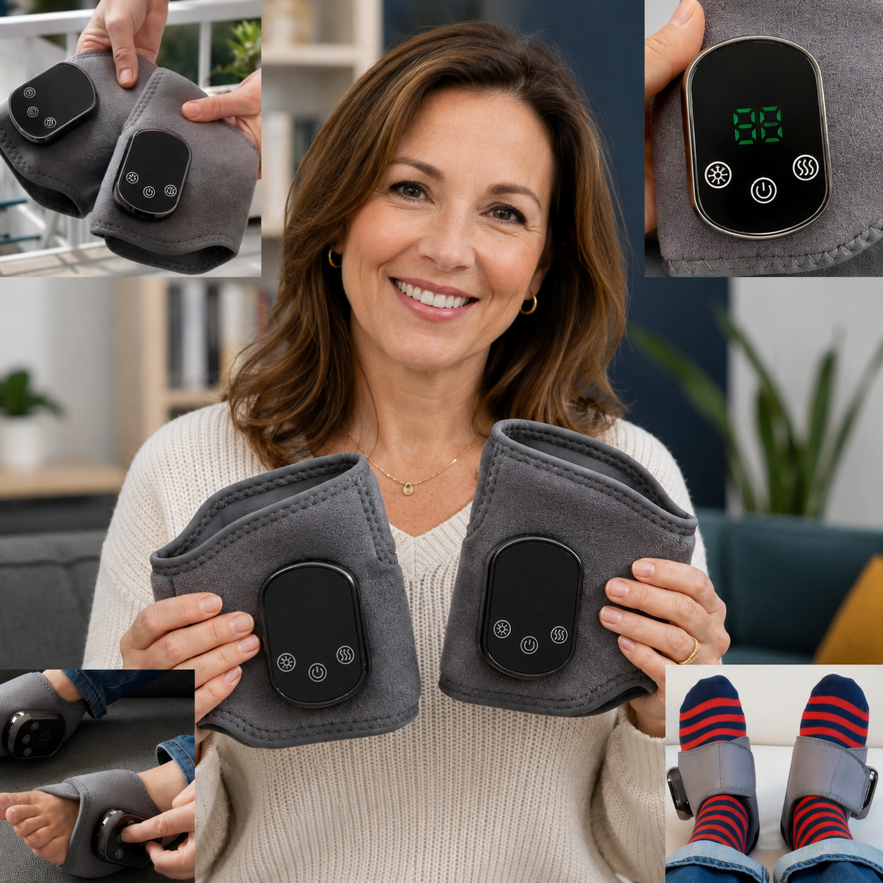 RelaxStep™ | Djupgående Fotmassage för Trötta Fötter