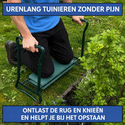 "KneeRelief™ | Mångsidig 2-i-1 Knäbänk och Trädgårdsstol för Optimal Komfort