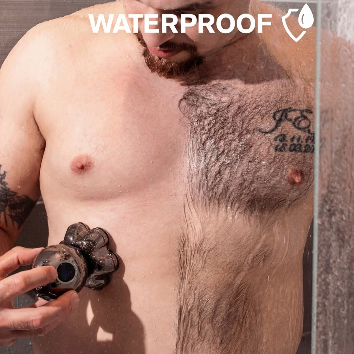 Men's Shaver™ | Multifunktionell 7D elektrisk rakapparat – Trådlös, vattentät och säker för ansikte, huvud och intima områden