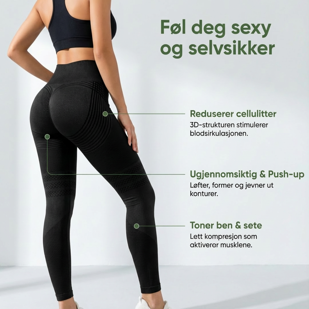 LumaShape™ 3D Sculpt Leggings – Framhäv dina former