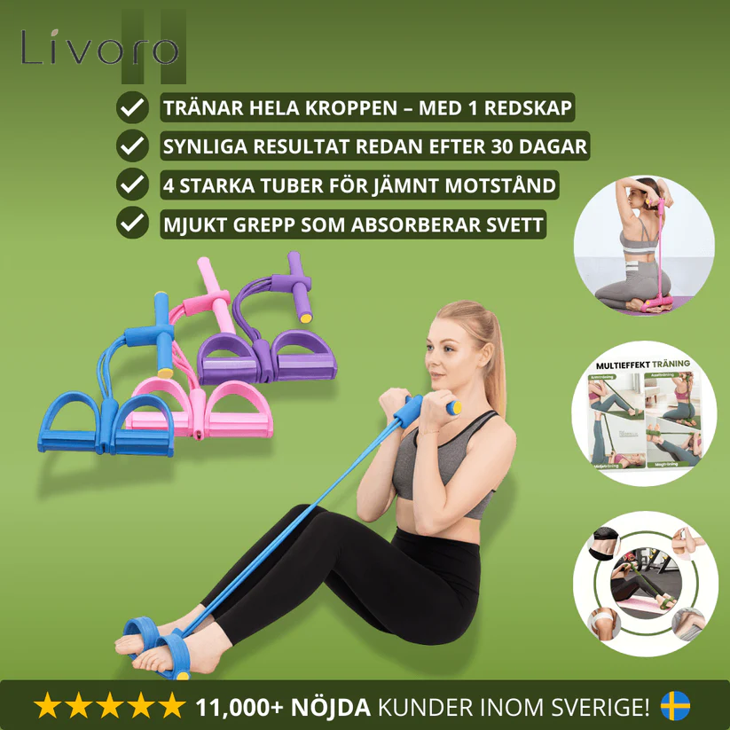 FlexBand – Multifunktionellt Träningsband för Effektiv Helkroppsträning