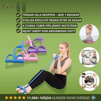 FlexBand – Multifunktionellt Träningsband för Effektiv Helkroppsträning