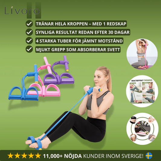 FlexBand – Multifunktionellt Träningsband för Effektiv Helkroppsträning