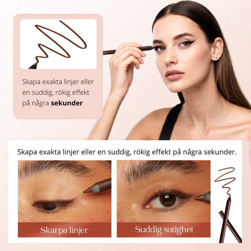 Noir™ | Sluta fixa din eyeliner. Applicera en gång. Perfekt hela dagen. Utan undantag.