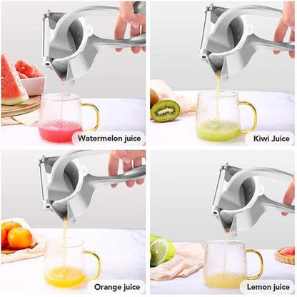 Effektiv handpress – njut av slät juice på några sekunder, utan krångliga maskiner